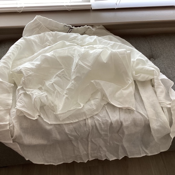 MANGO A-Line Linen Skirt, size 12 - Picture 6 of 10